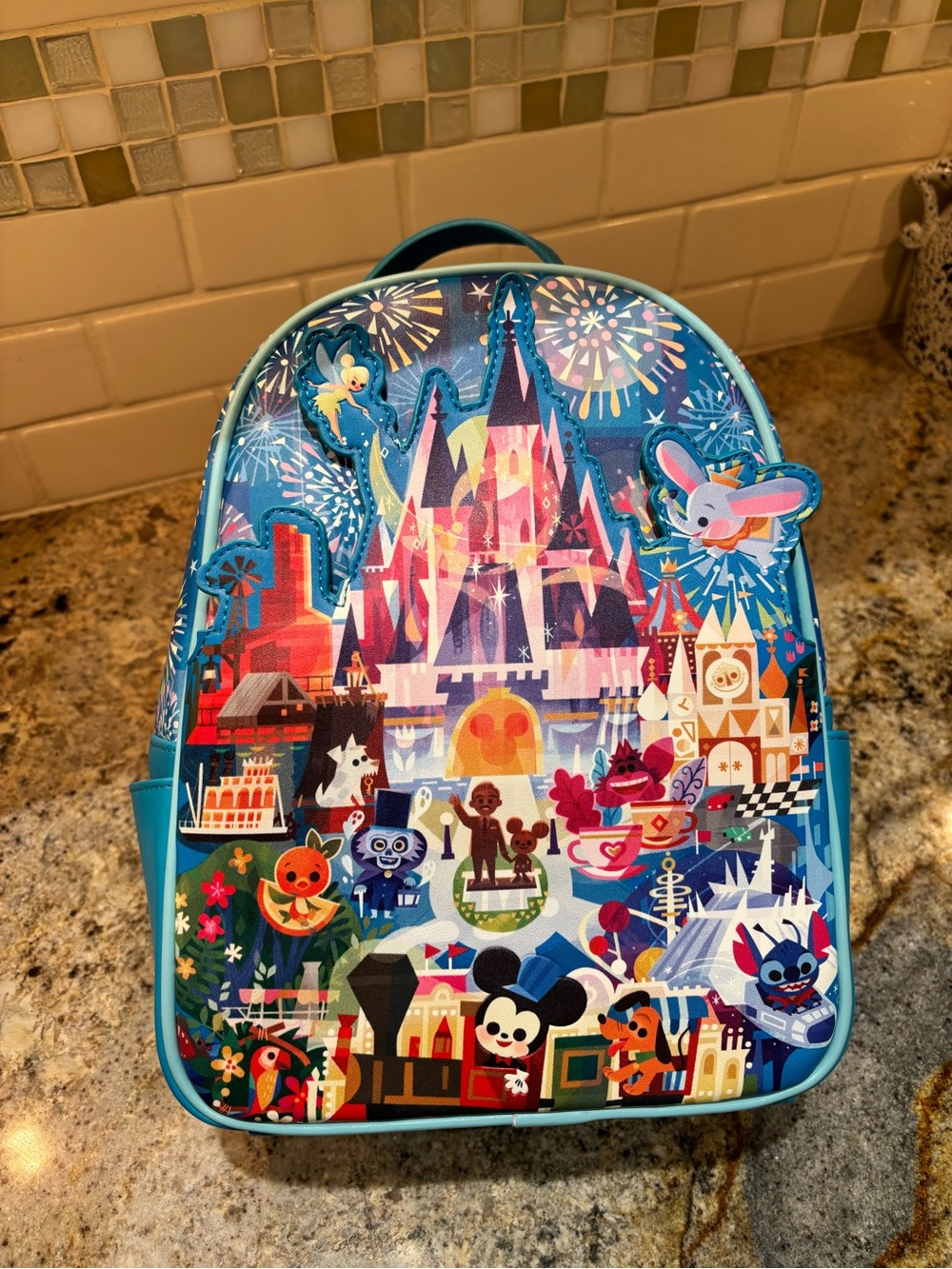 Disney loungefly Castle Scene Mini Backpack